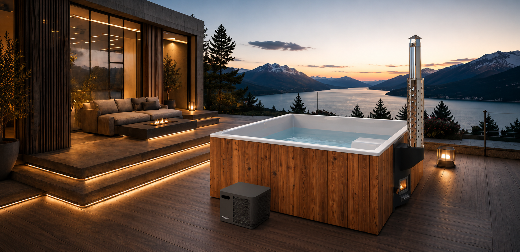 Bain Nordique en Isère, détente au naturel